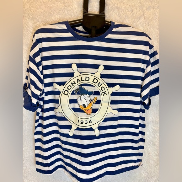 Disney Her Universe Donald Duck 1934 | Navy and White Striped Tee | XL - Picture 10 of 10